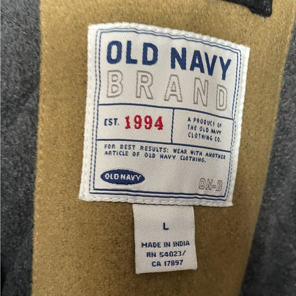 Old Navy Men's Wool Blend Tan Jacket - Picture 6 of 7